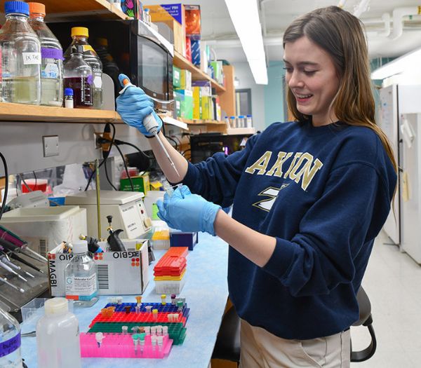 Girl in Lab